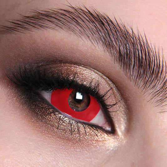 Red Mini Sclera 17mm Colour Contact Lenses