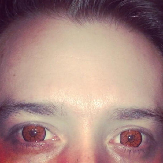 Red Rage Mini Sclera 17mm Colour Contact Lenses